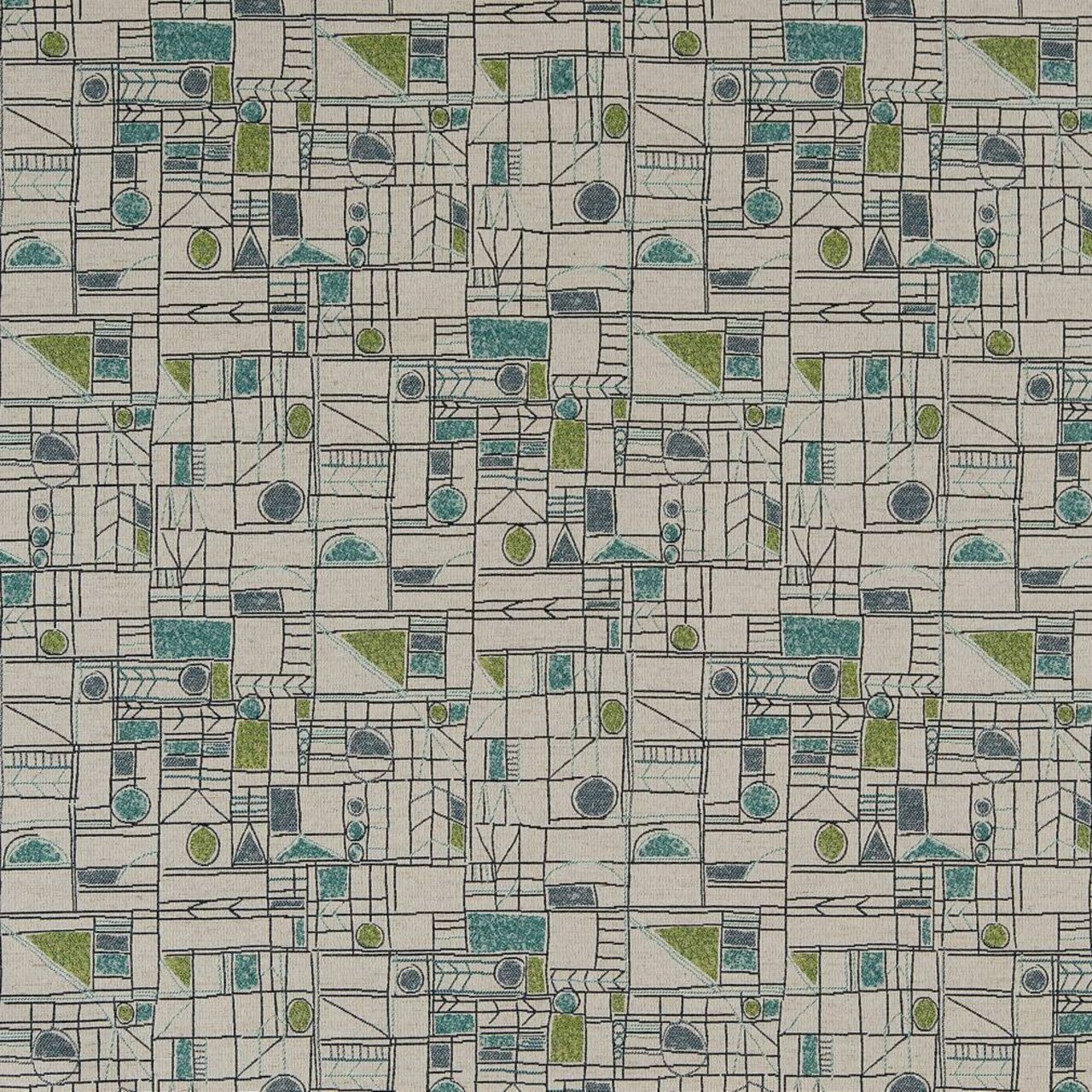 Upholstery Fabric - Aqua & Teal,Blue,Green Abstract & Geometric,Small Scale Upholstery Fabric 54 Inches"